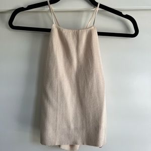 Zara tank top with cross cross straps